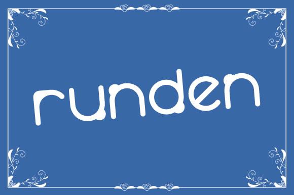Runden Font