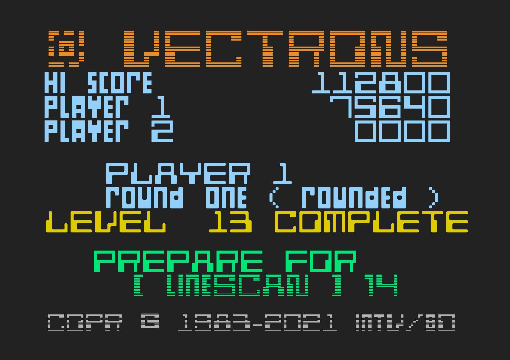 BD Vectrons Font