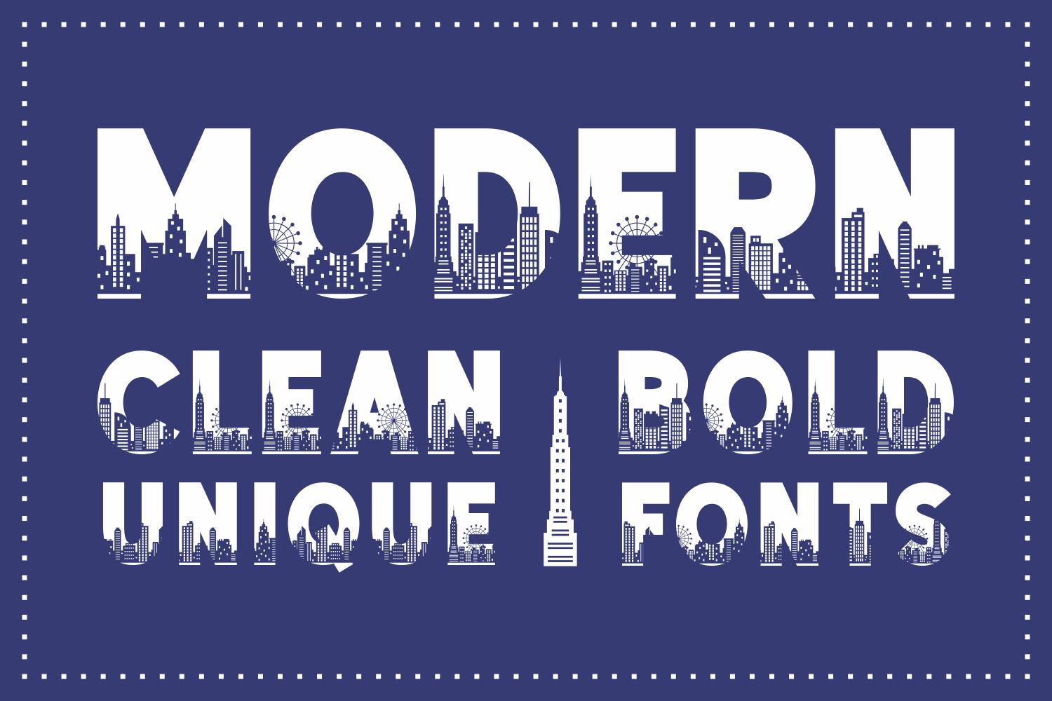 Modern Font