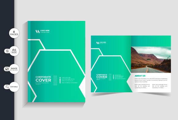 8 Pages Brochure Template Design