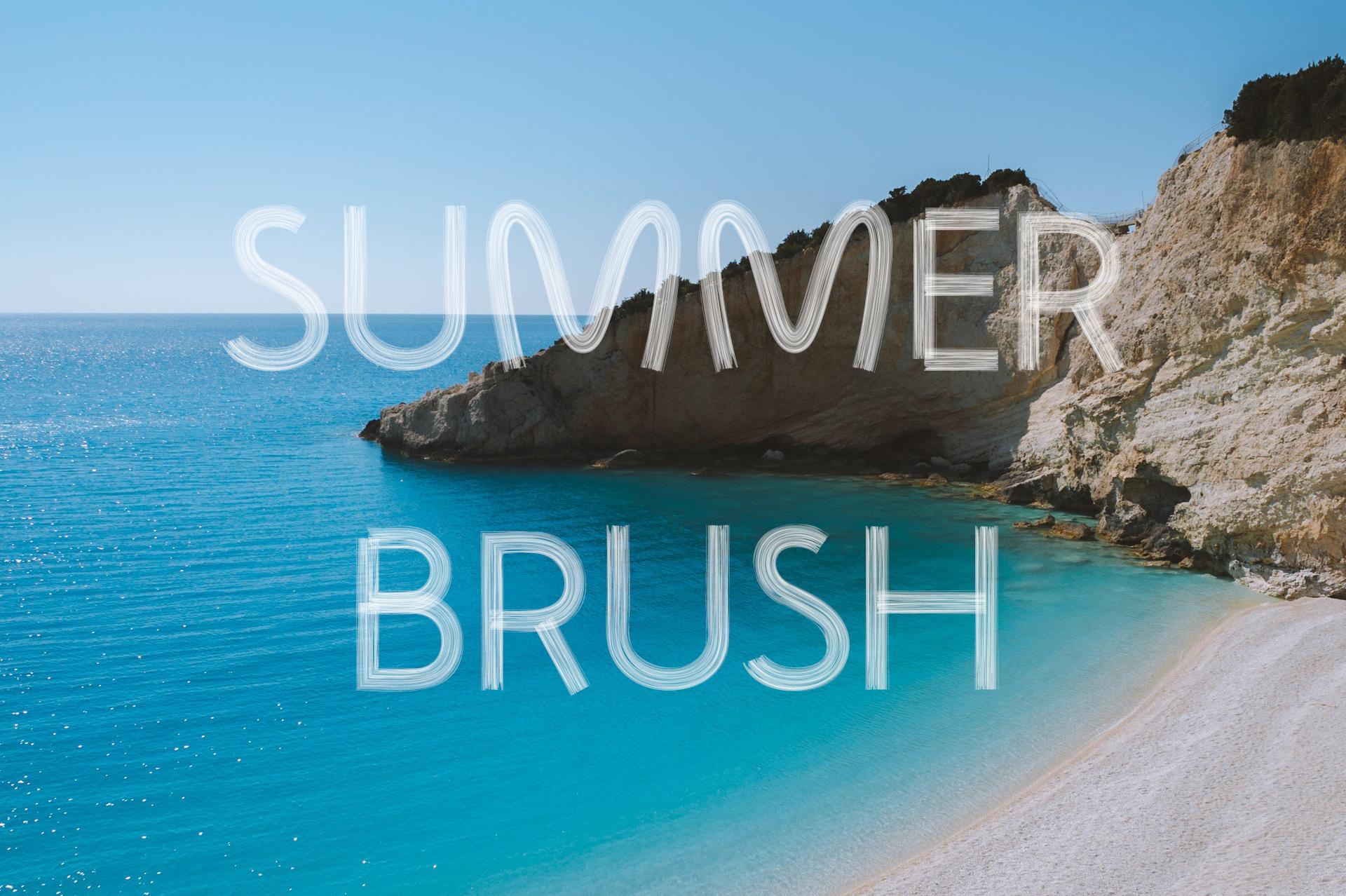 Summer Brush Font