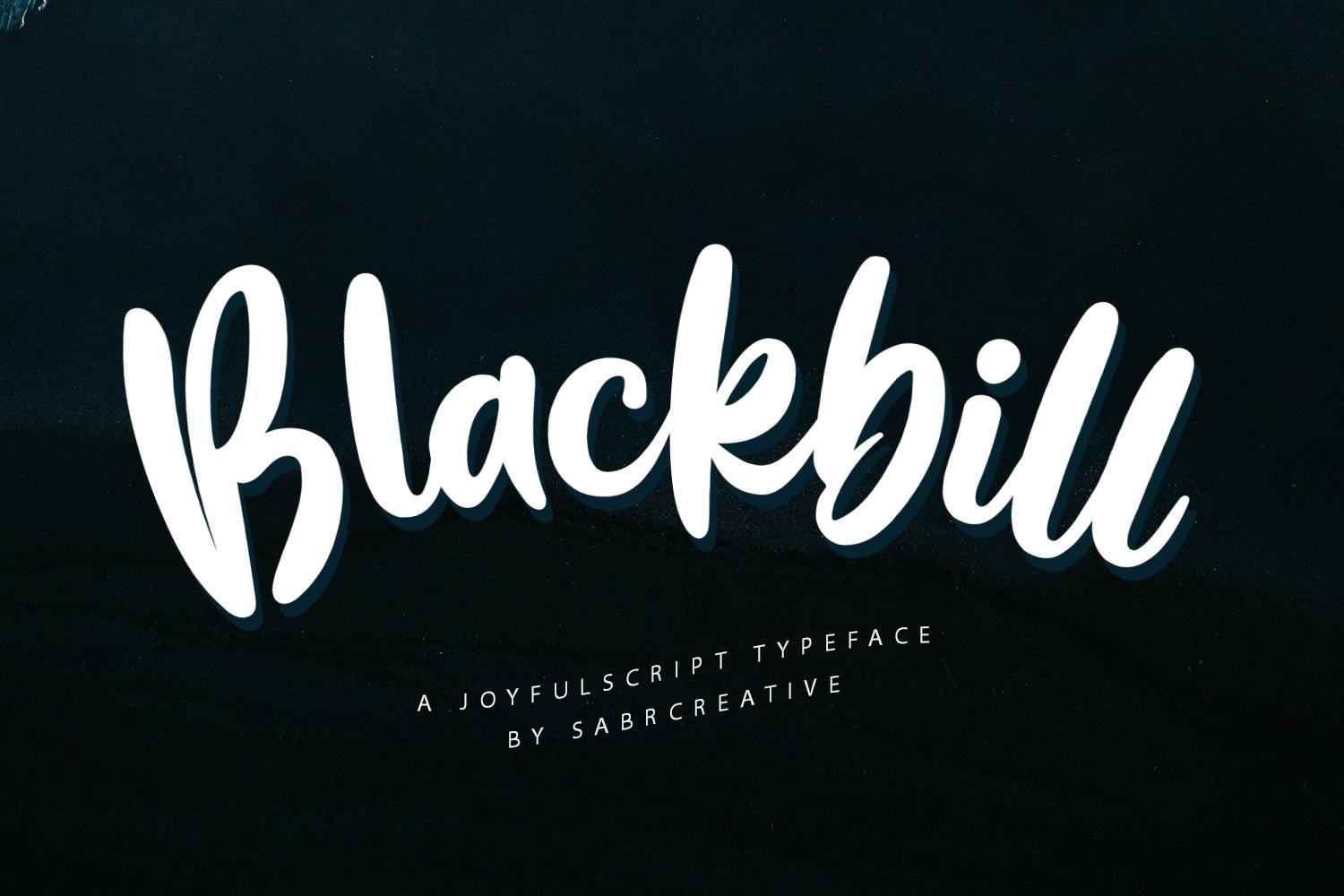 Blackbill Font
