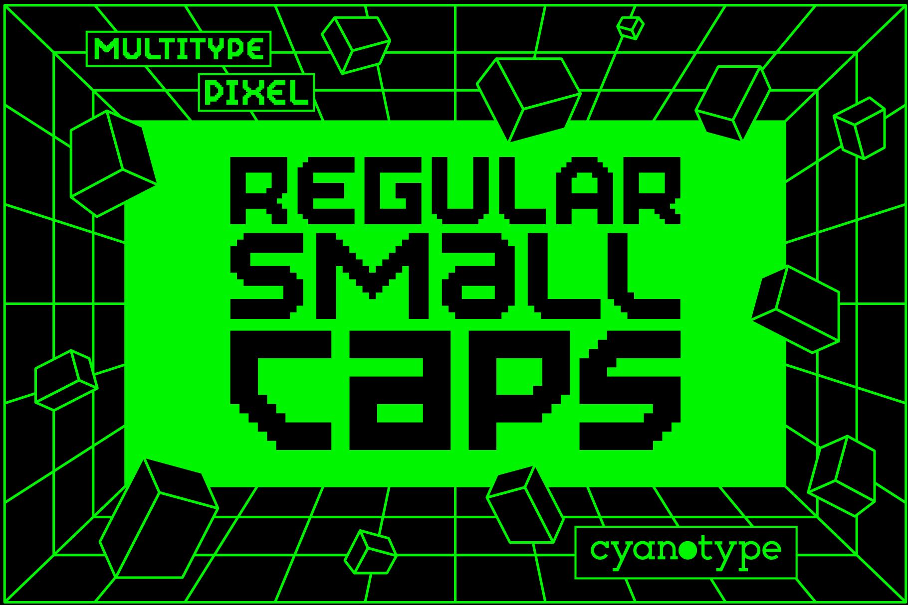 MultiType Pixel Font