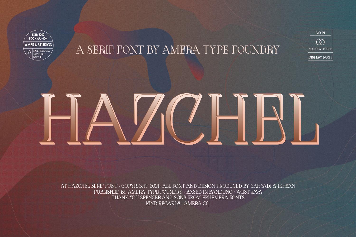 Hazchel Font