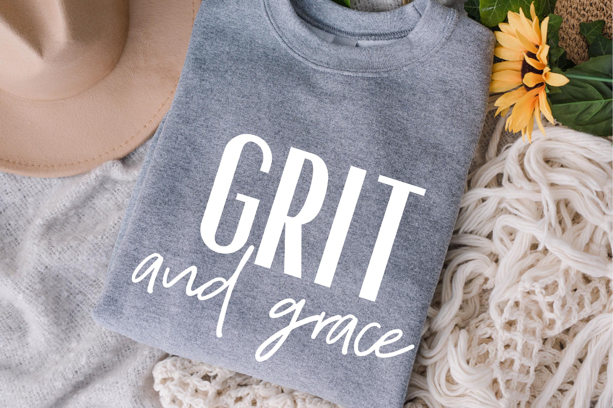 Grit and Grace SVG, Religious Design