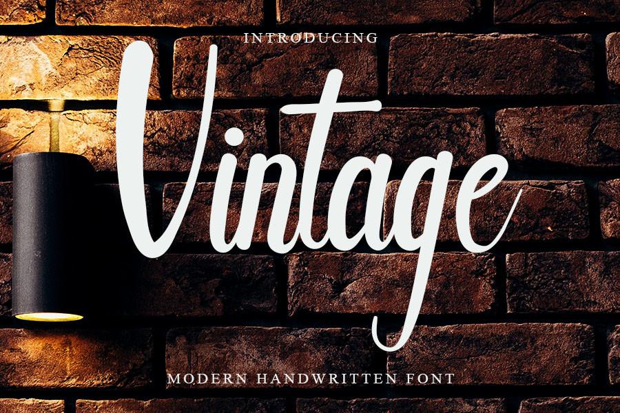 Vintage Font