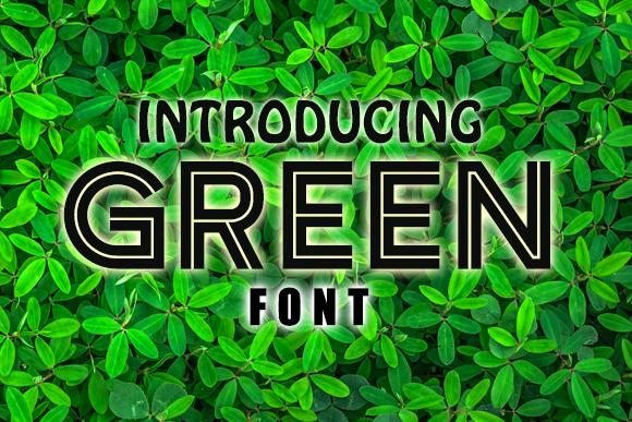 Green Font