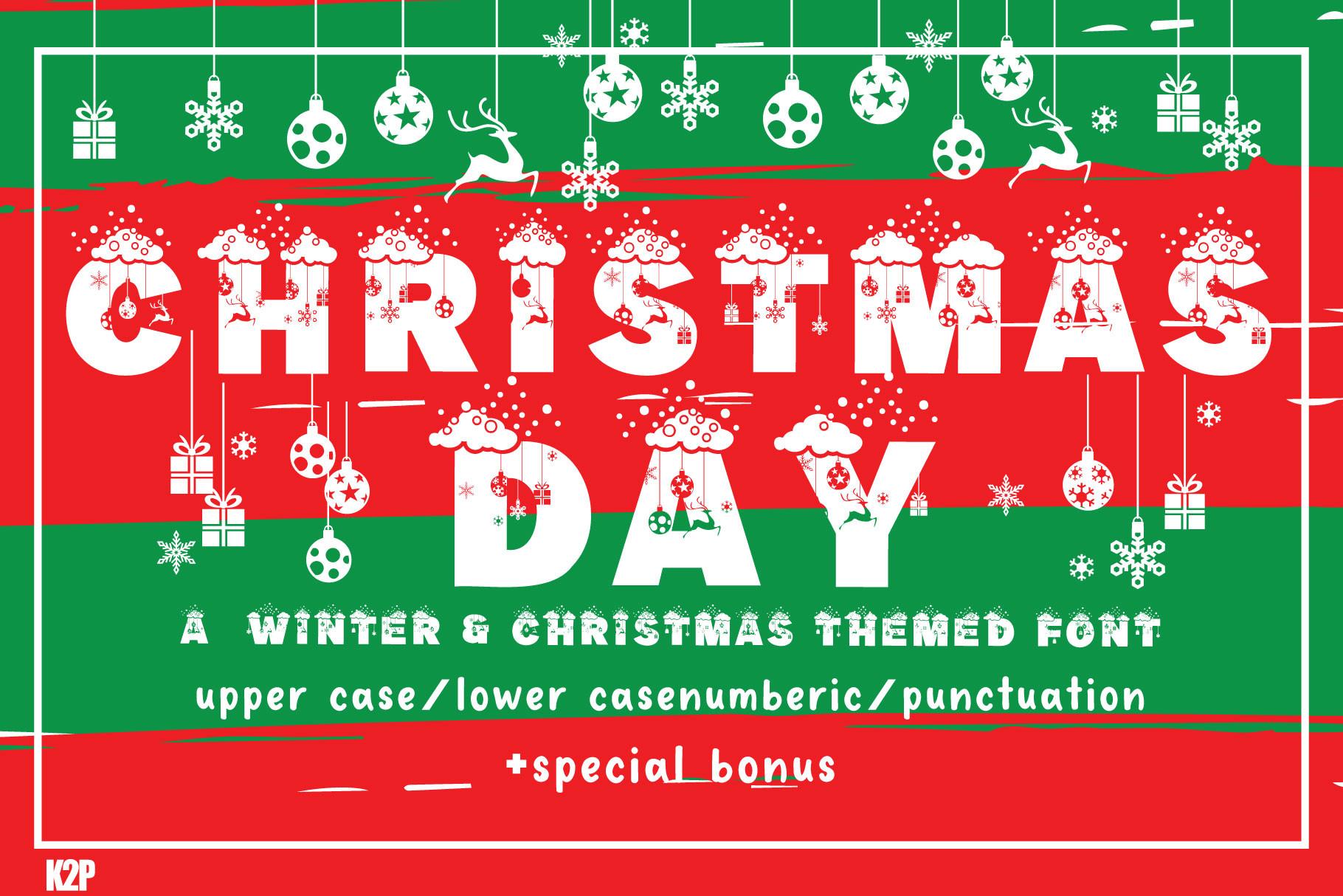 Christmas Day Font