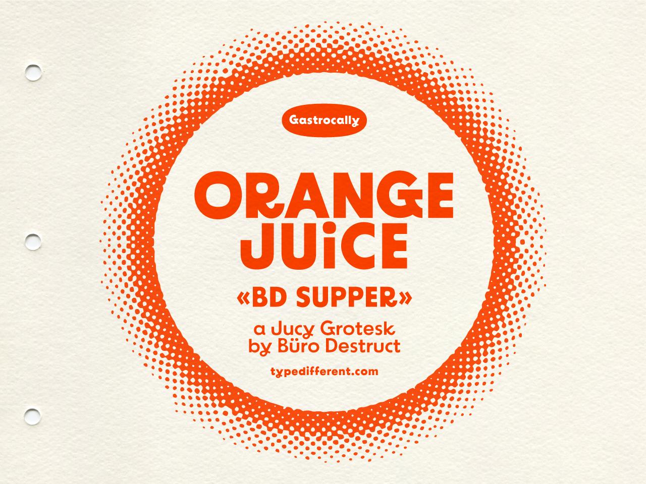 BD Supper Font