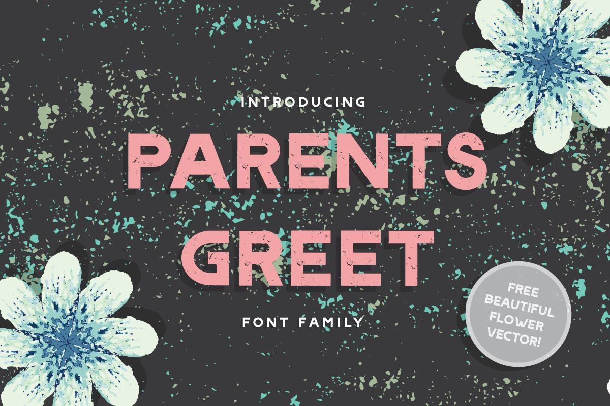 Parents Greet Font