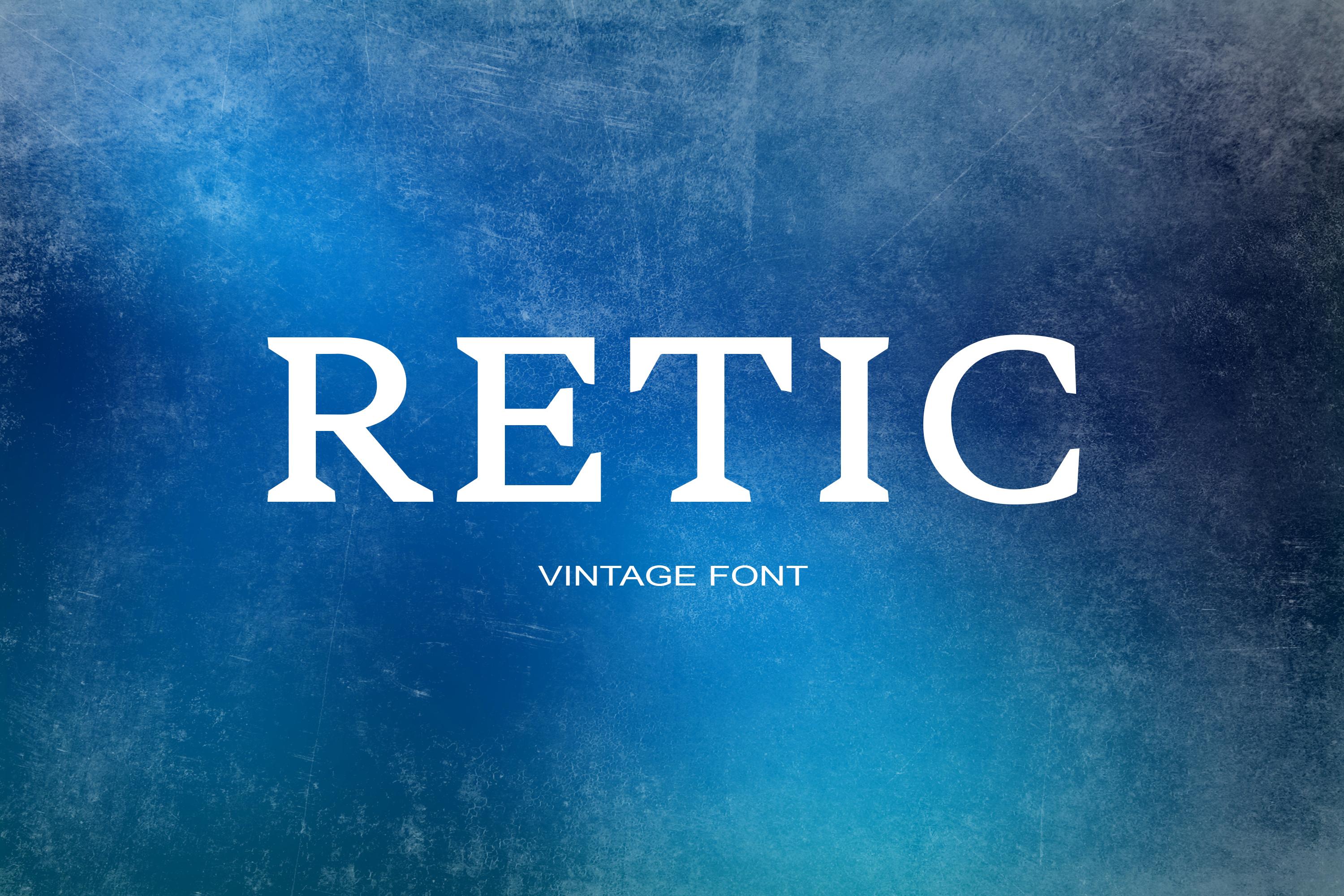 Retic Font