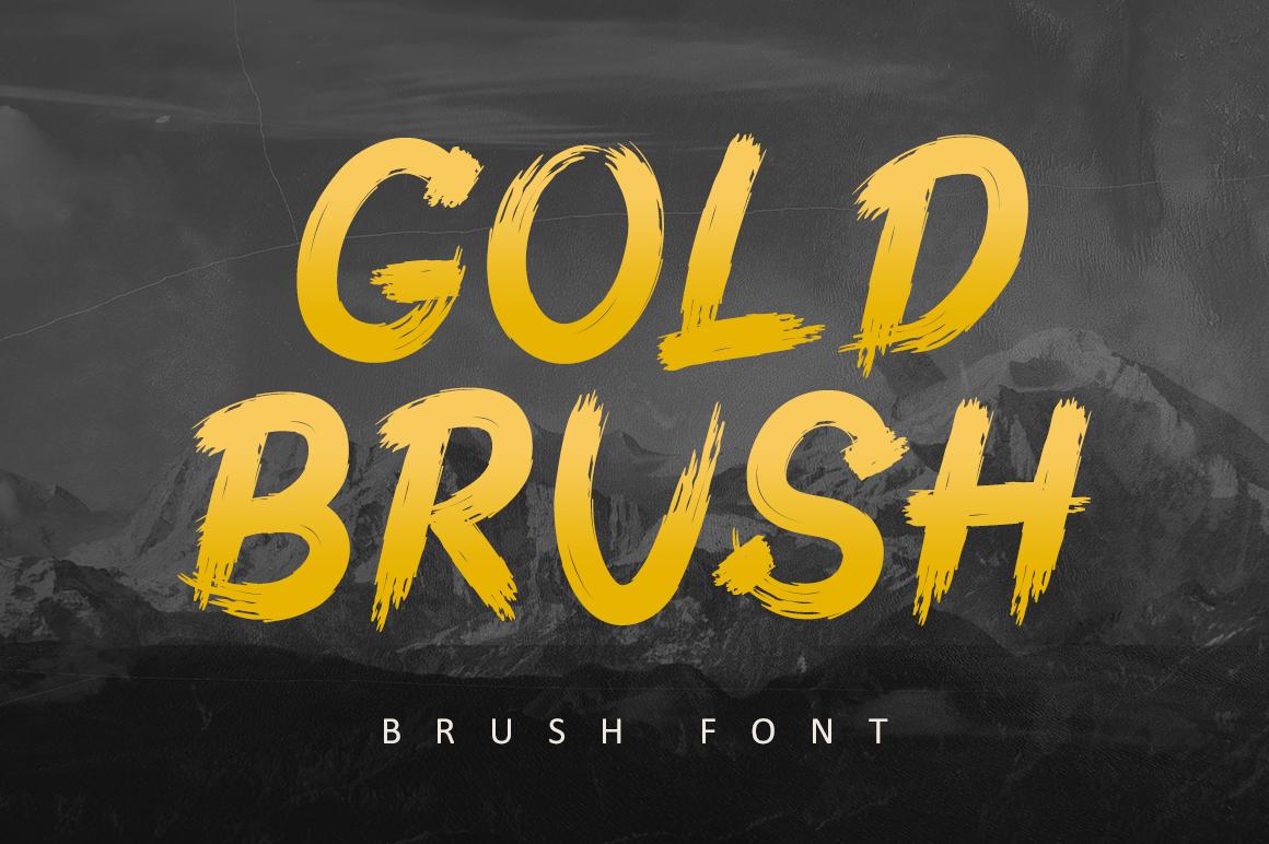 Gold Brush Font
