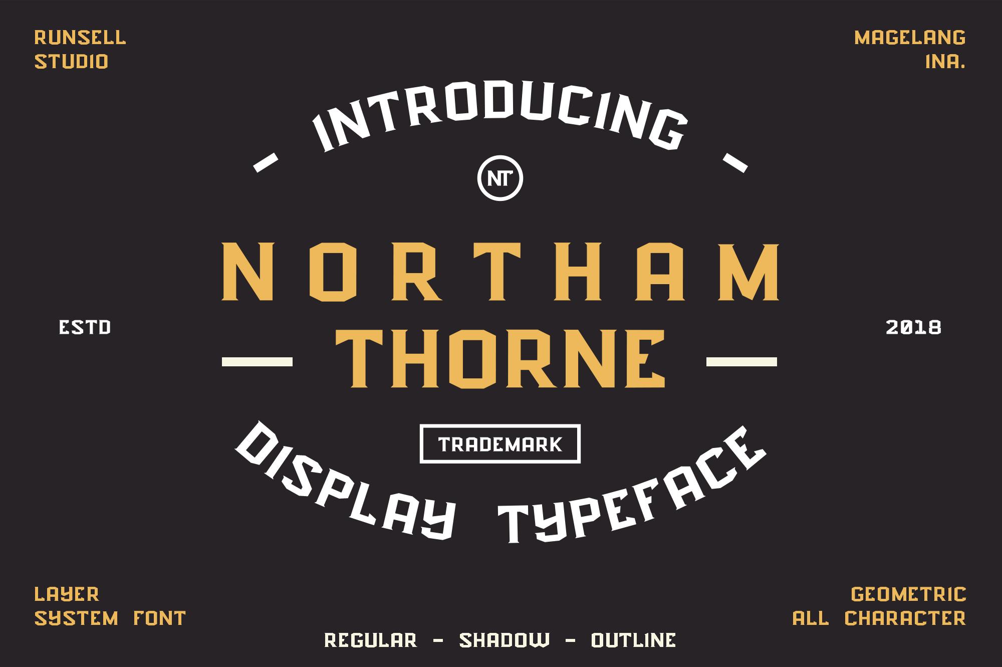 Northam Thorne Font