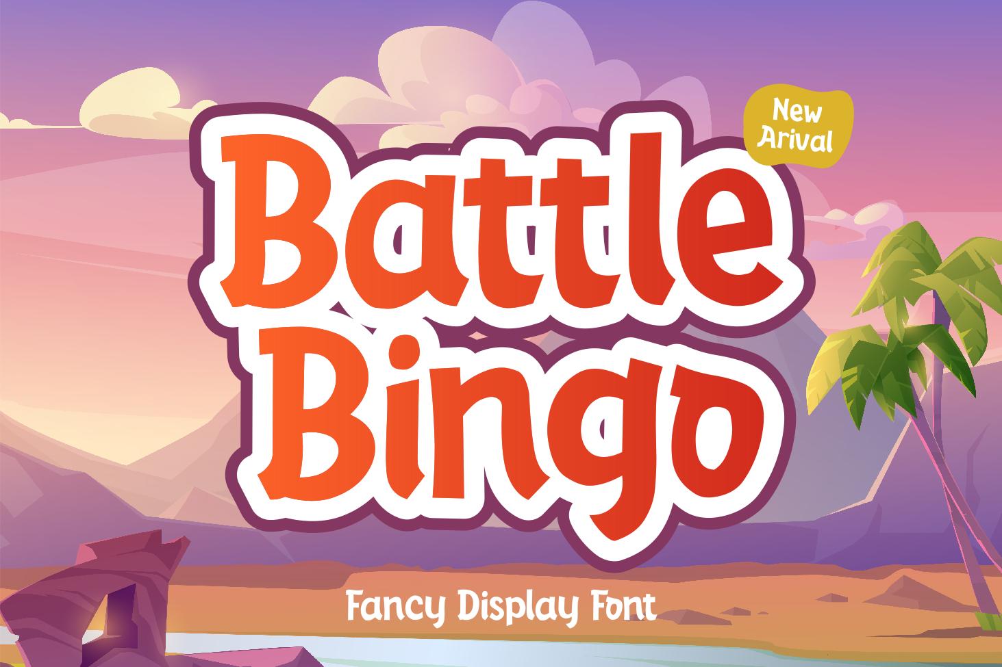 Battle Bingo Font