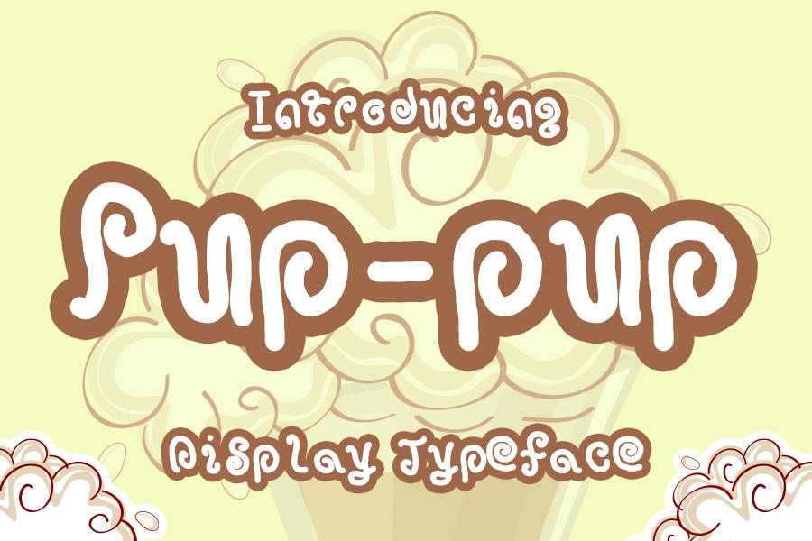 Pup-Pup Font