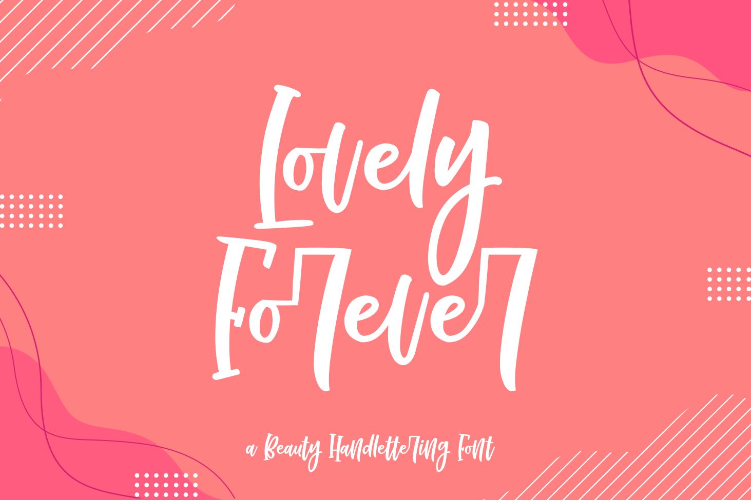 Lovely Forever Font