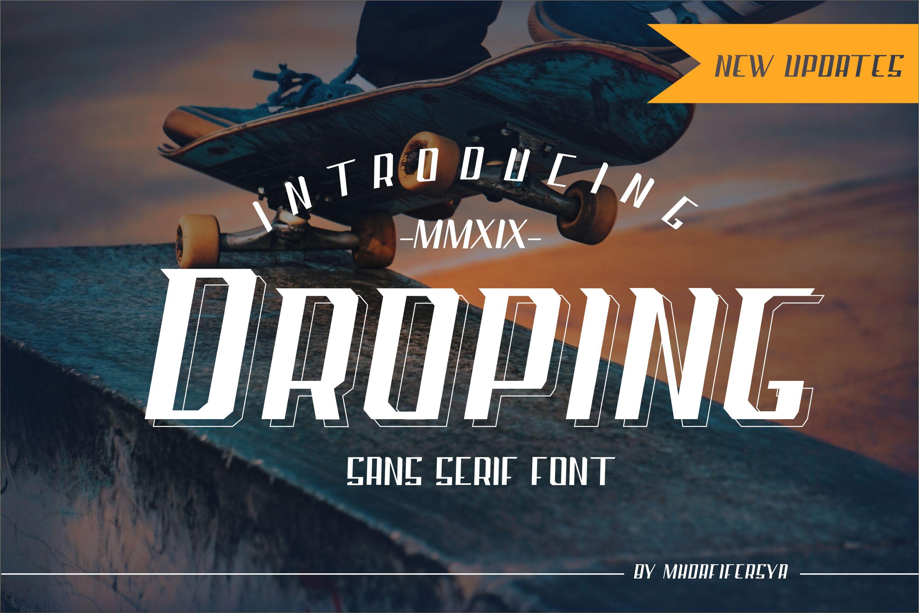 Droping Font