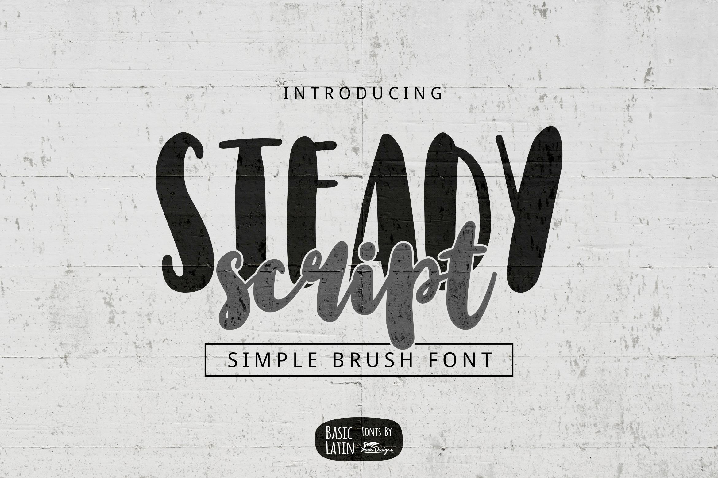 Steady Script Font