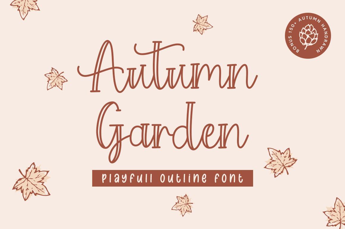 Autumn Garden Font
