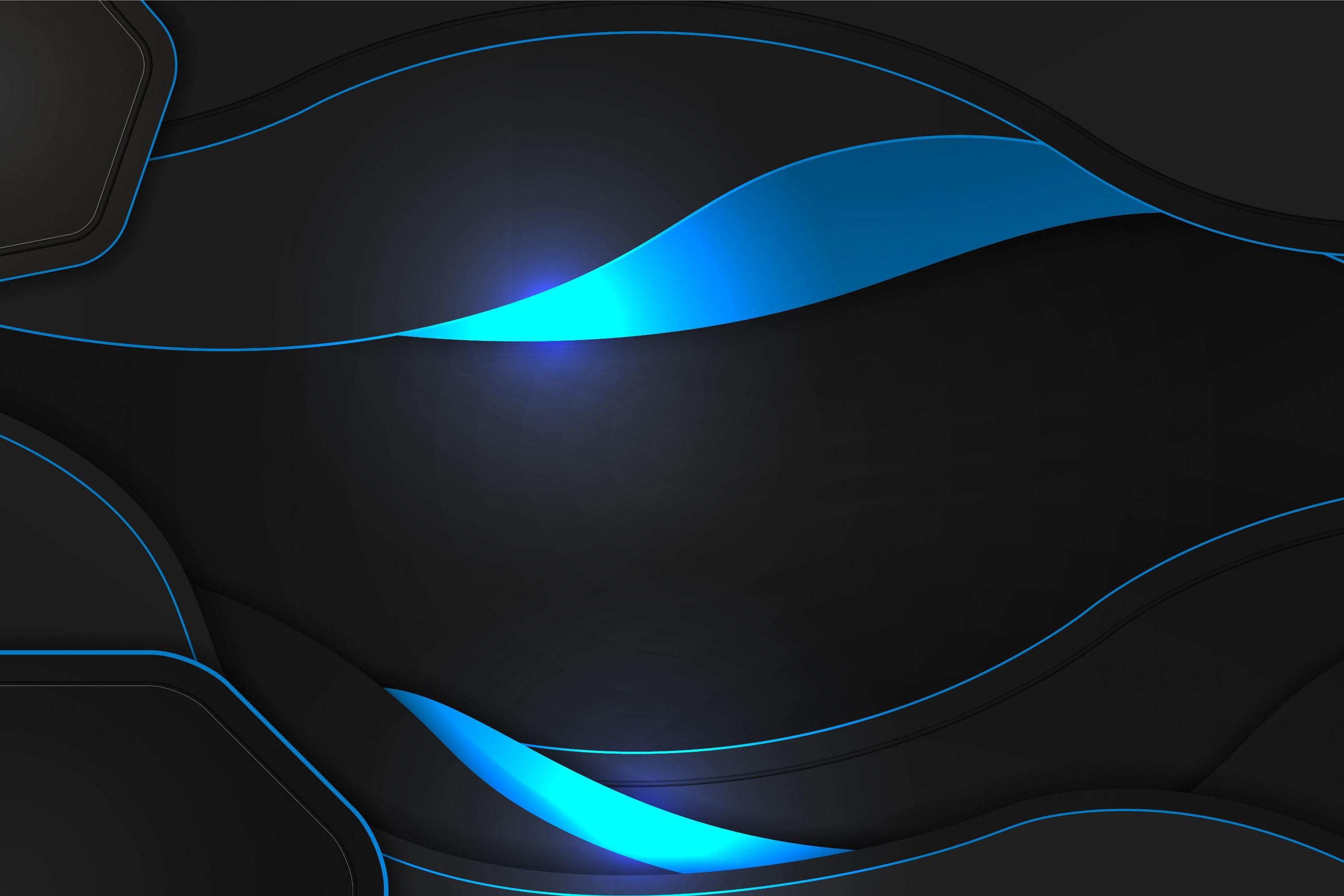 Modern Background Black and Blue