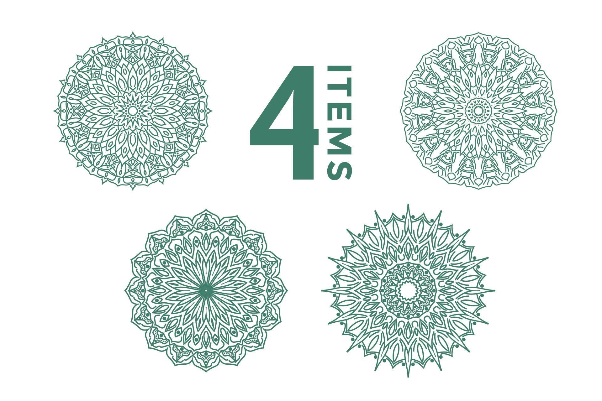 Mandala Element Pattern Bundle