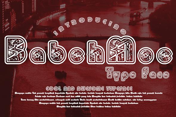 BabehMoe Font