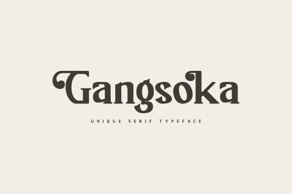 Gangsoka Font