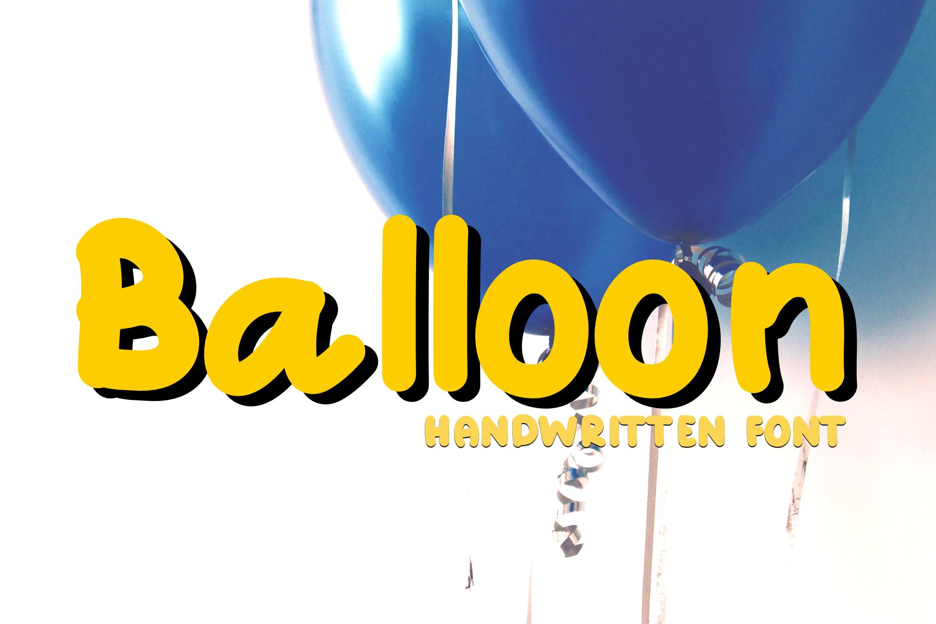 Balloon Font