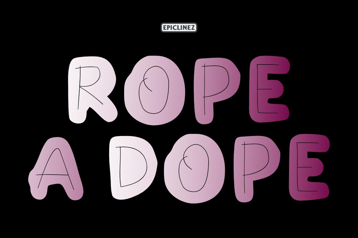 Rope a Dope Font