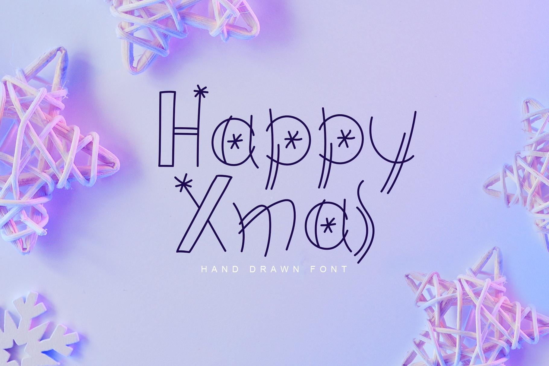 Happy Xmas Font