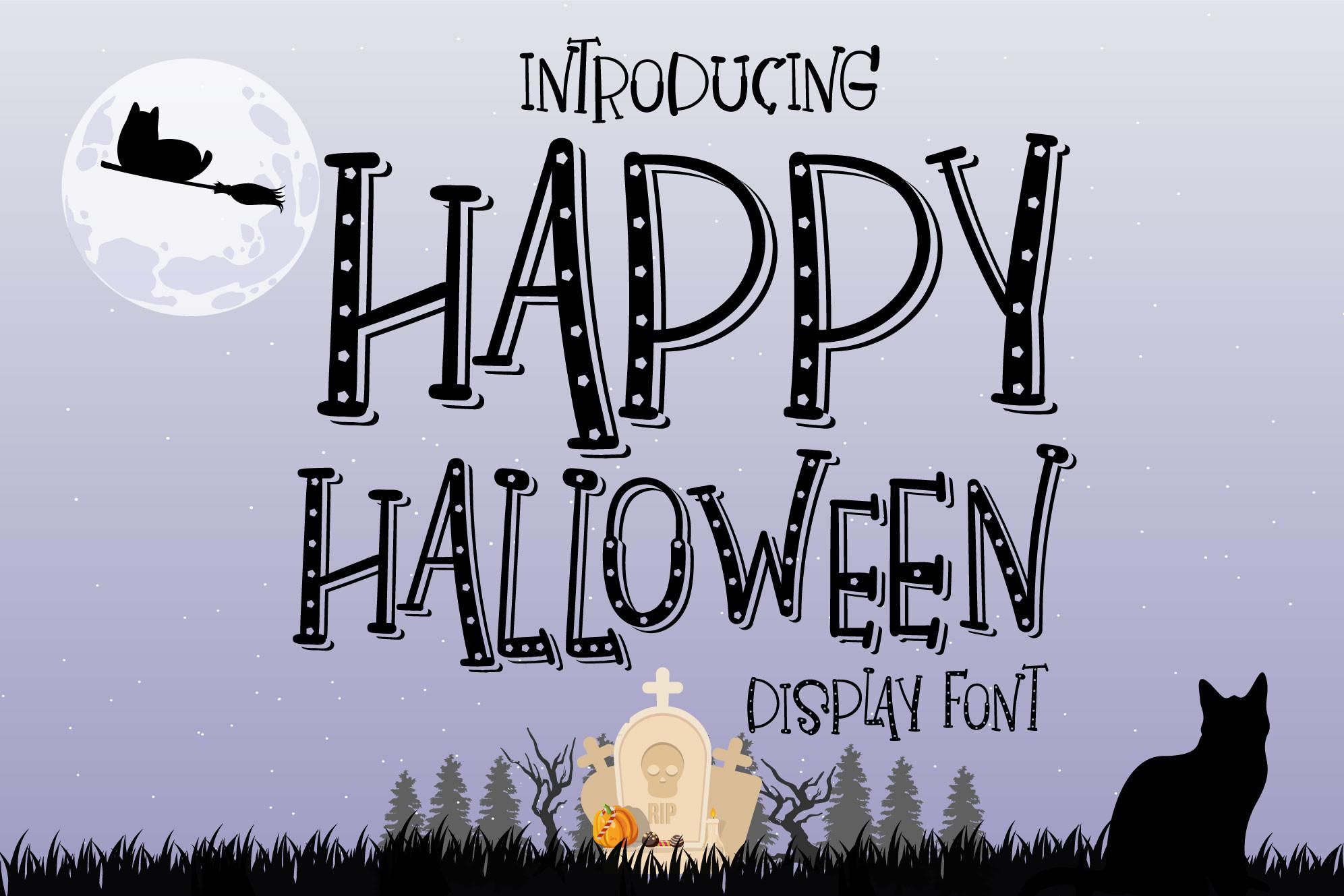 Happy Halloween Font