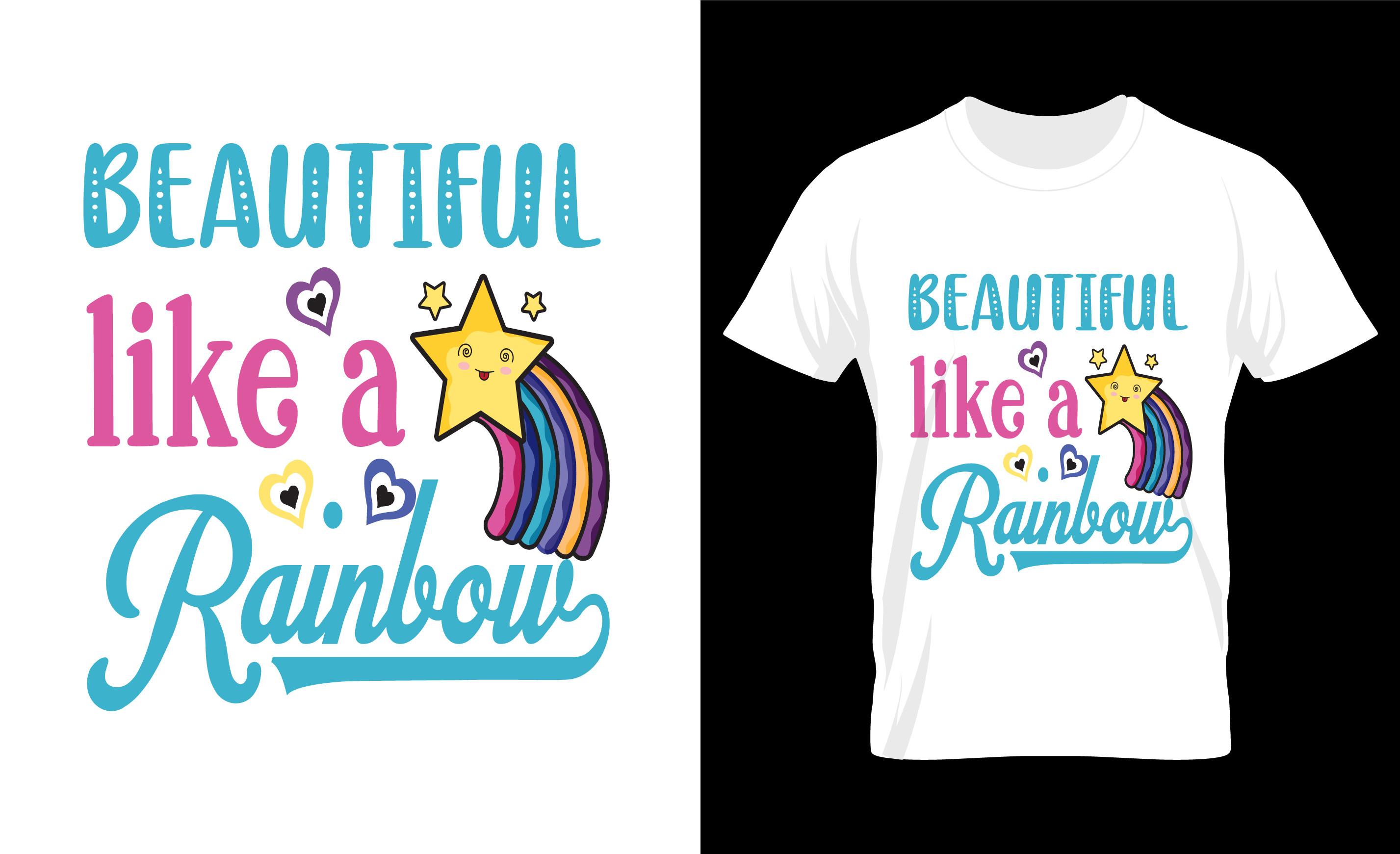 Rainbow Tshirt Design 2