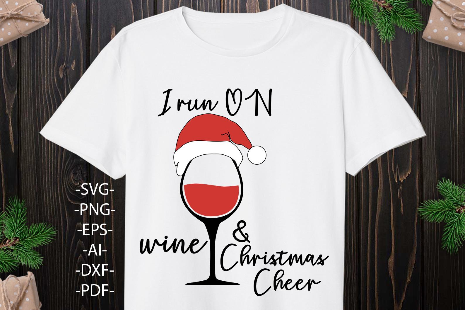 Wine Glass Svg, Wine Christmas Shirt Svg