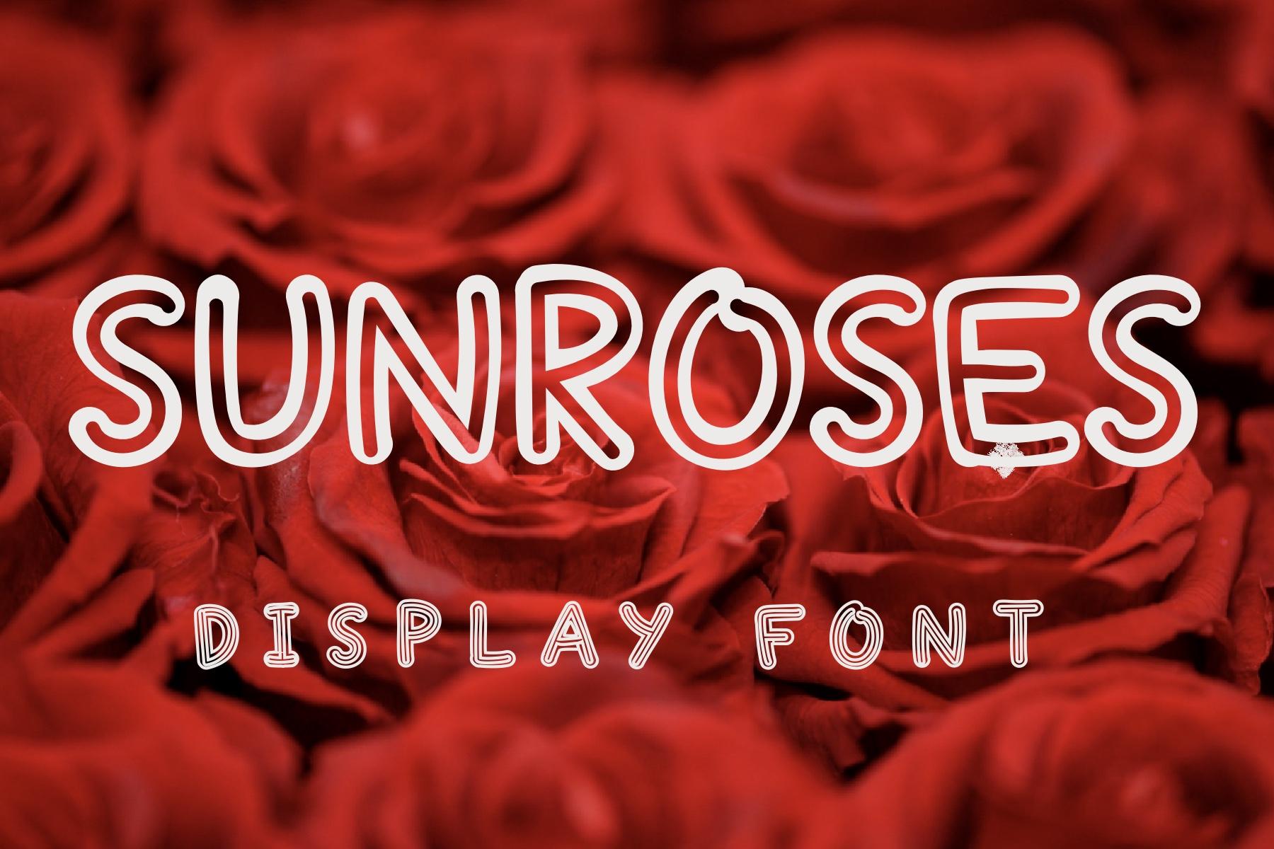 Sunroses Font