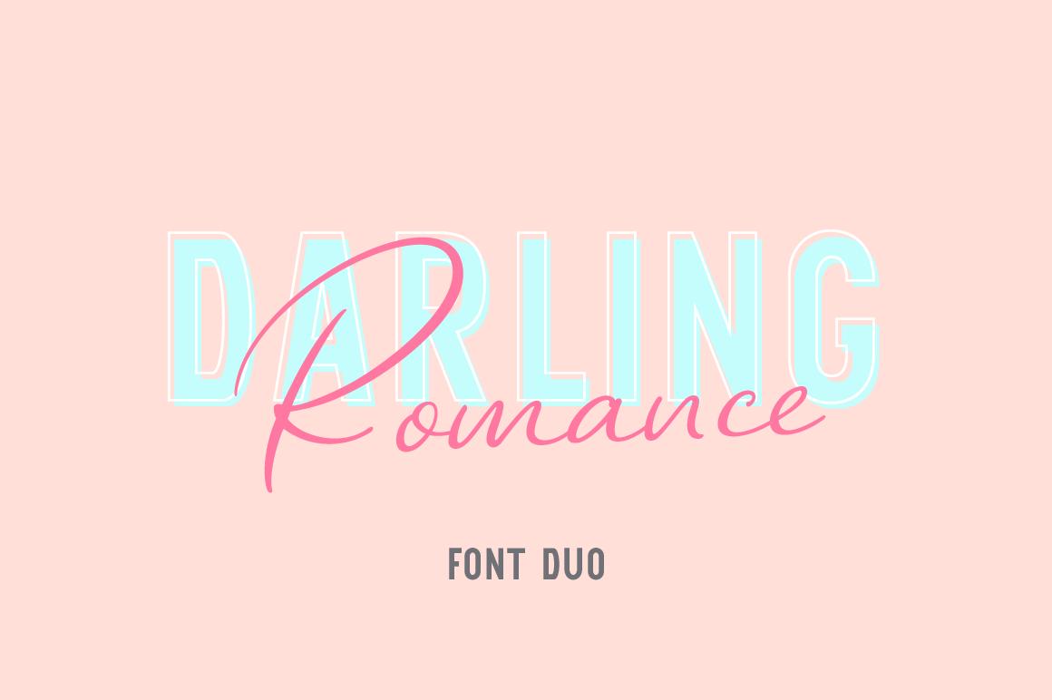 Darling Romance Duo Font