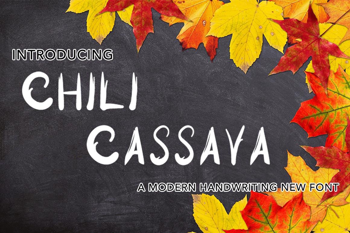Chili Cassava Font