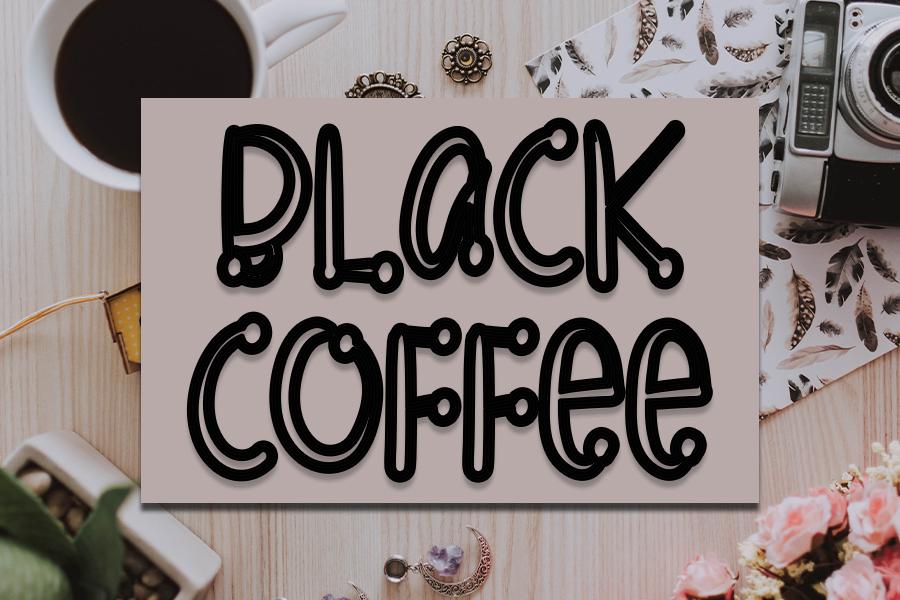 Black Coffee Font