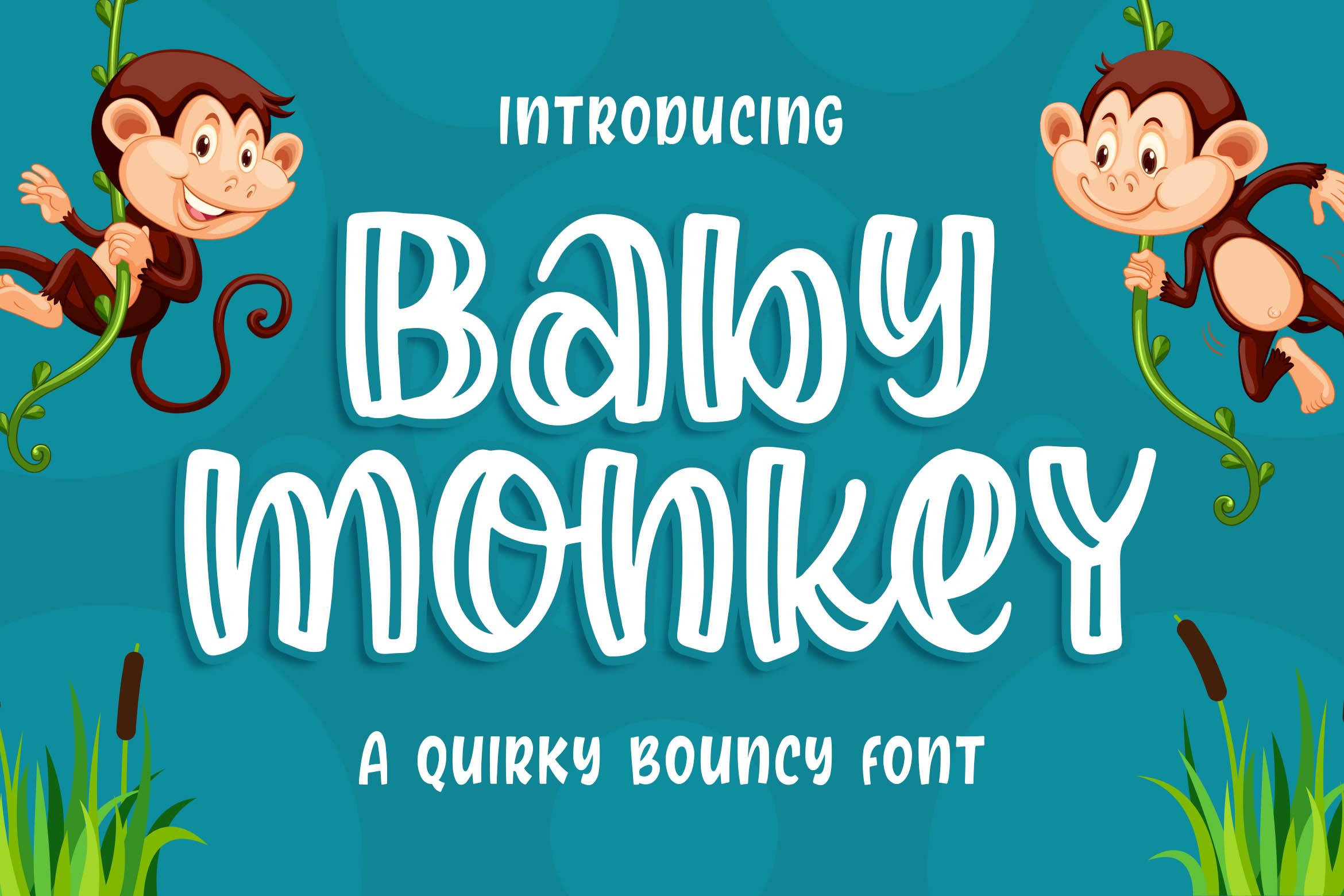 Baby Monkey Font