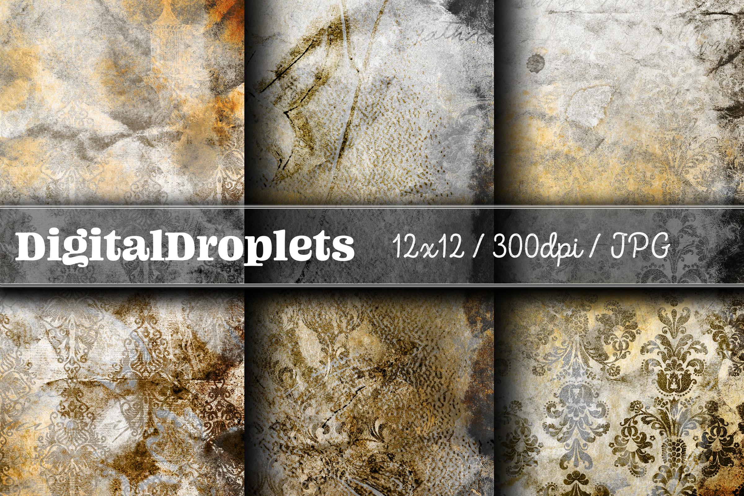 Antique Damask Prints | FREEBIE