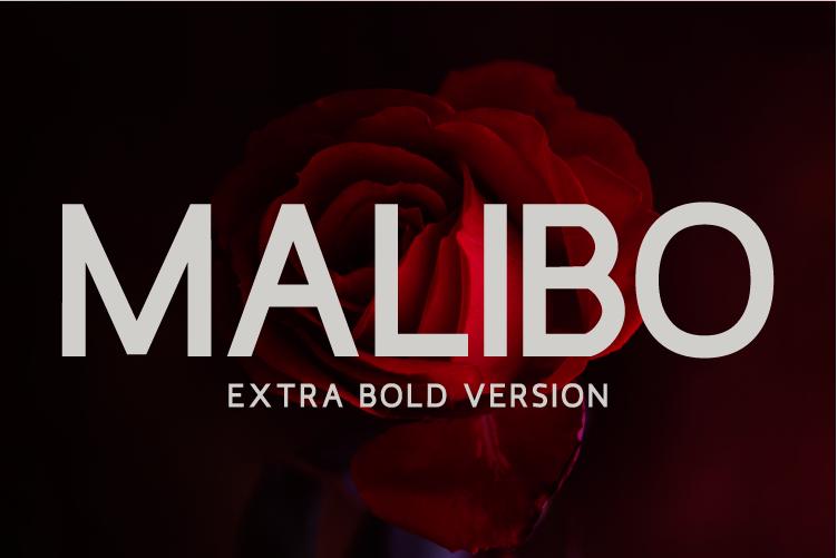 Malibo Extra Bold Font