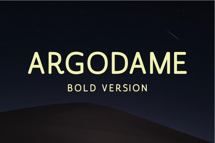 Argodame Bold Font