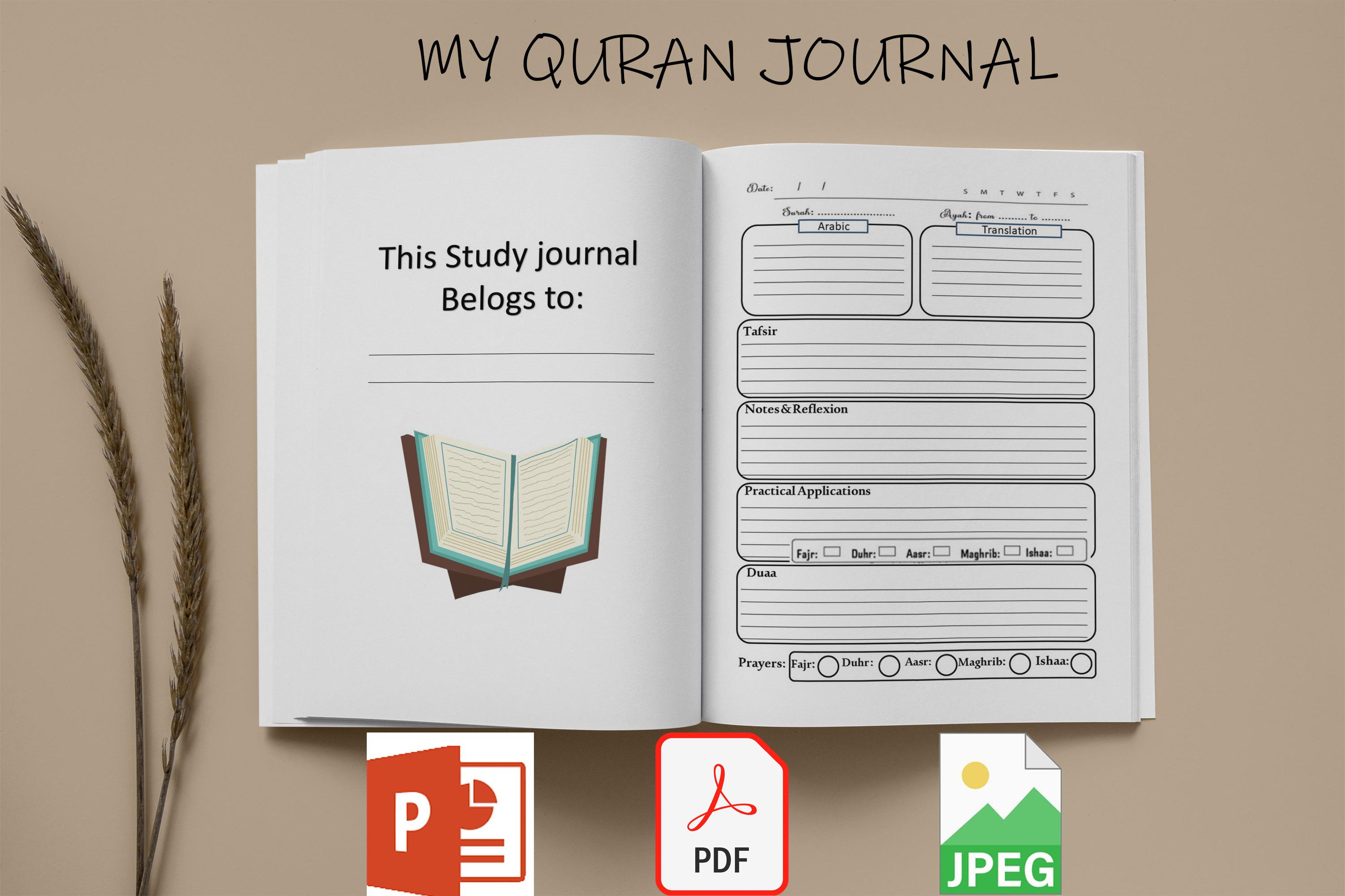 Quran Journal and Tracker -Ramadan Book
