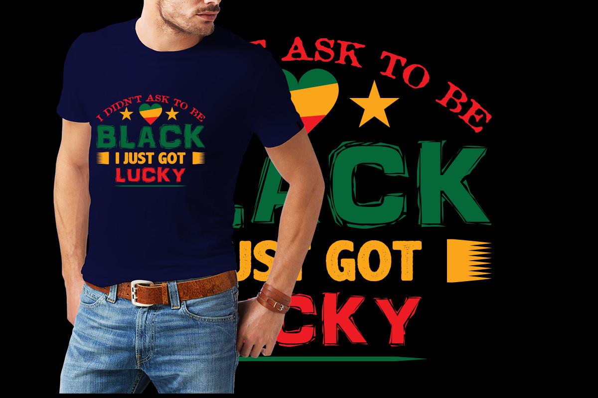 Black Histoy T-Shirt Design