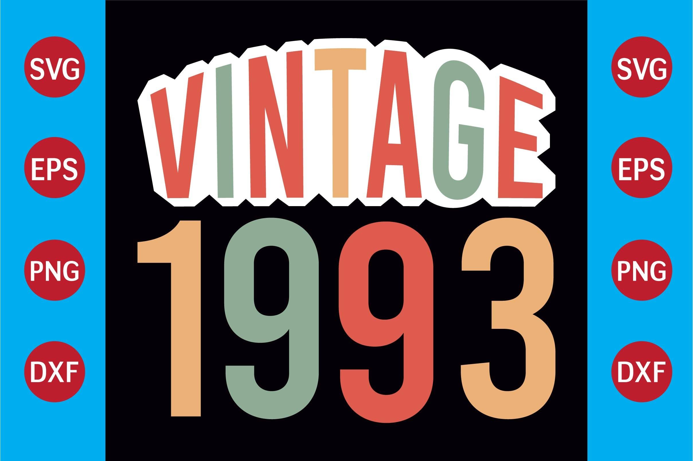 Vintage 1993  T-shirt Design