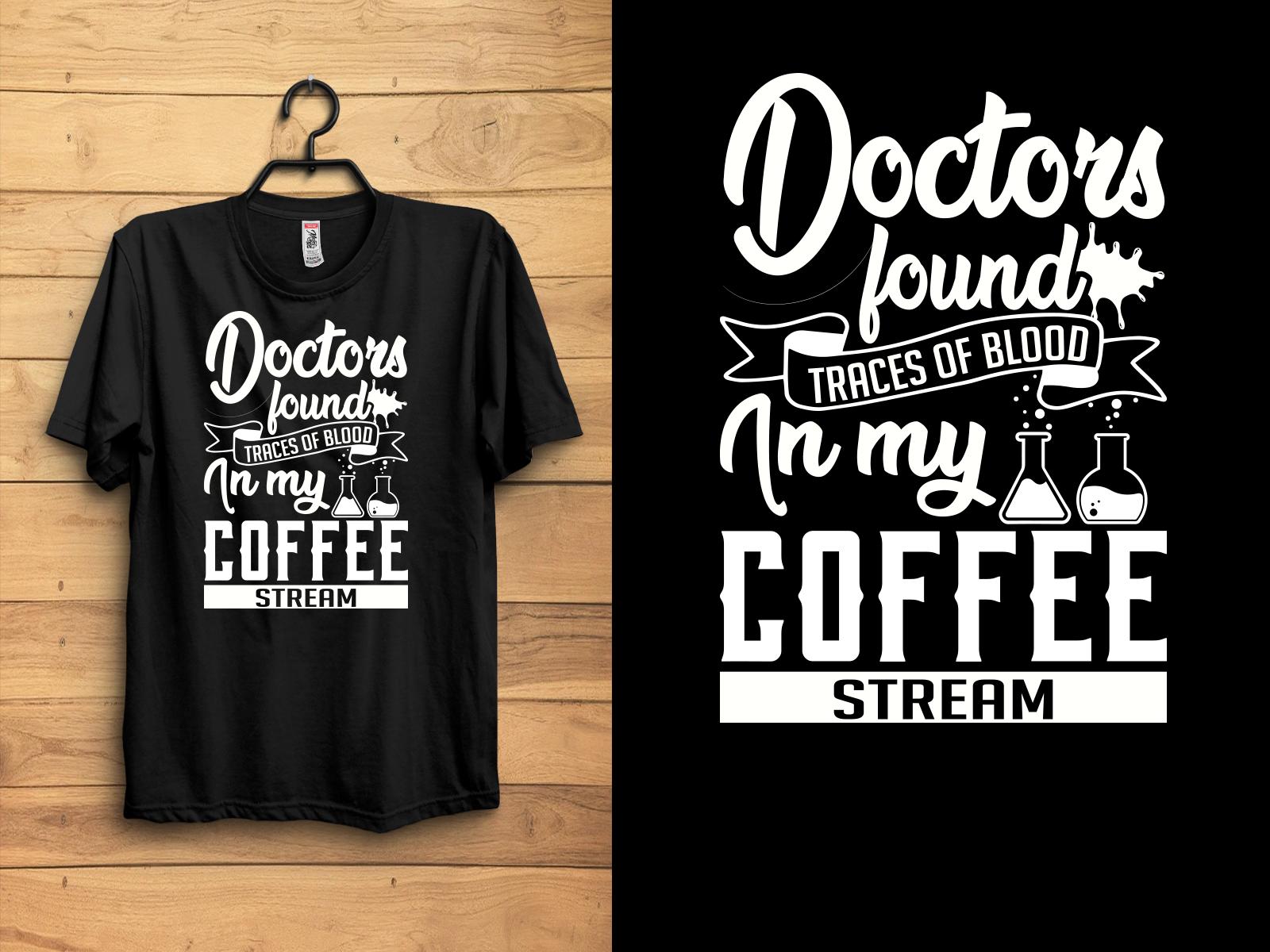 Coffee Typography T-shirt Design