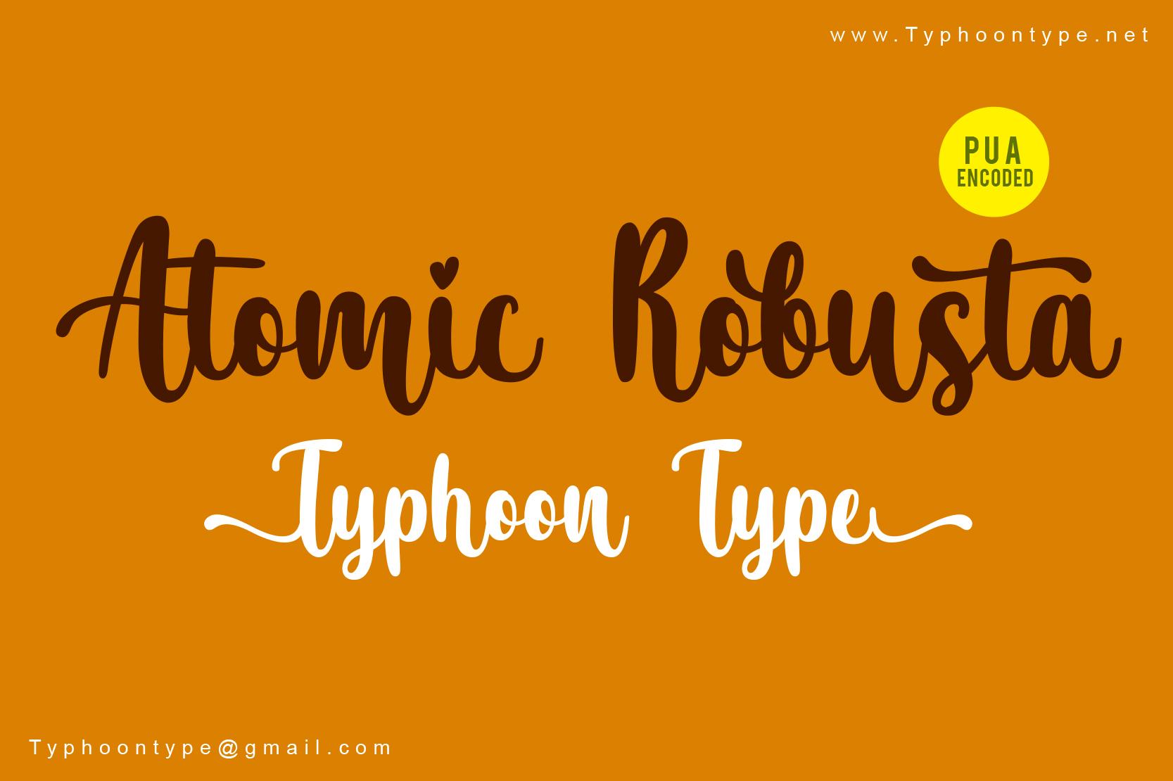 Atomic Robusta Font