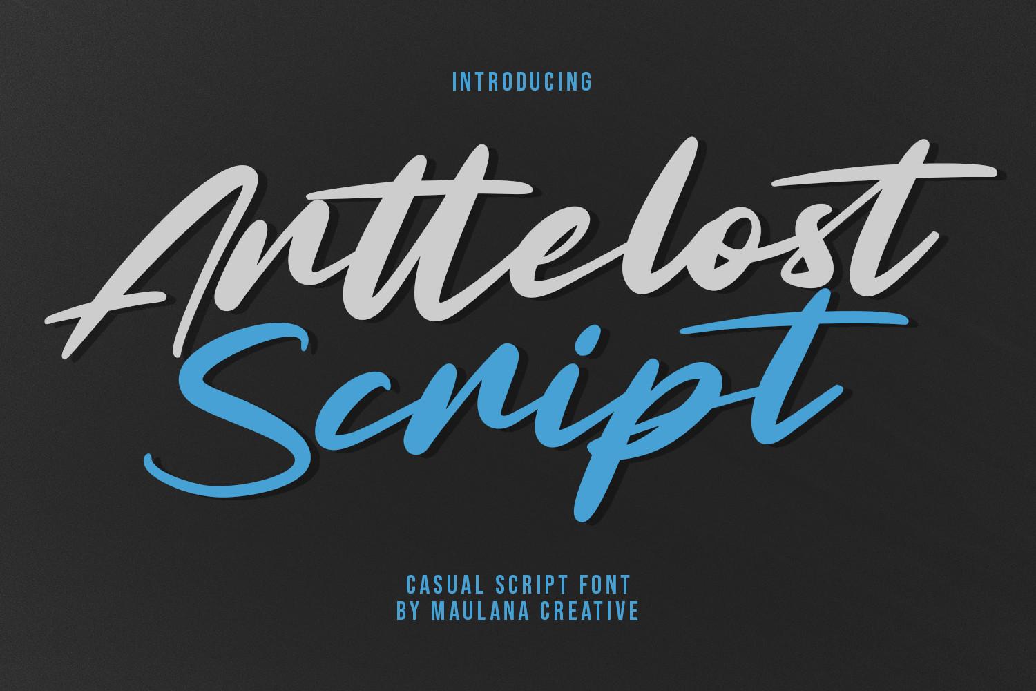 Arttelost Script Font
