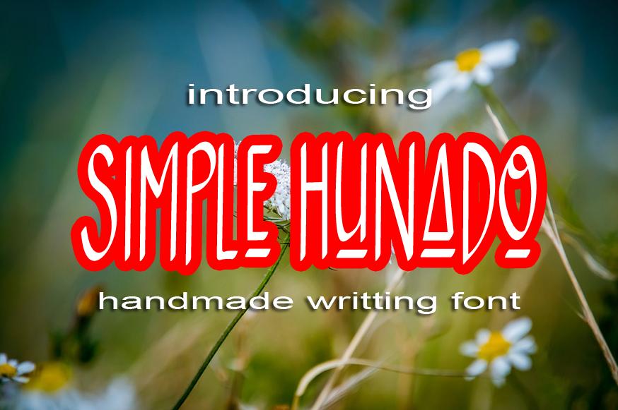 Simple Hunado Font