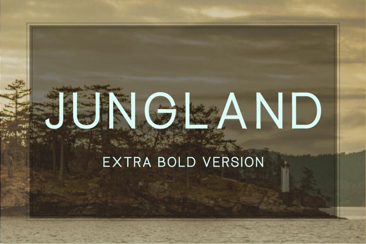 Jungland Extra Bold Font