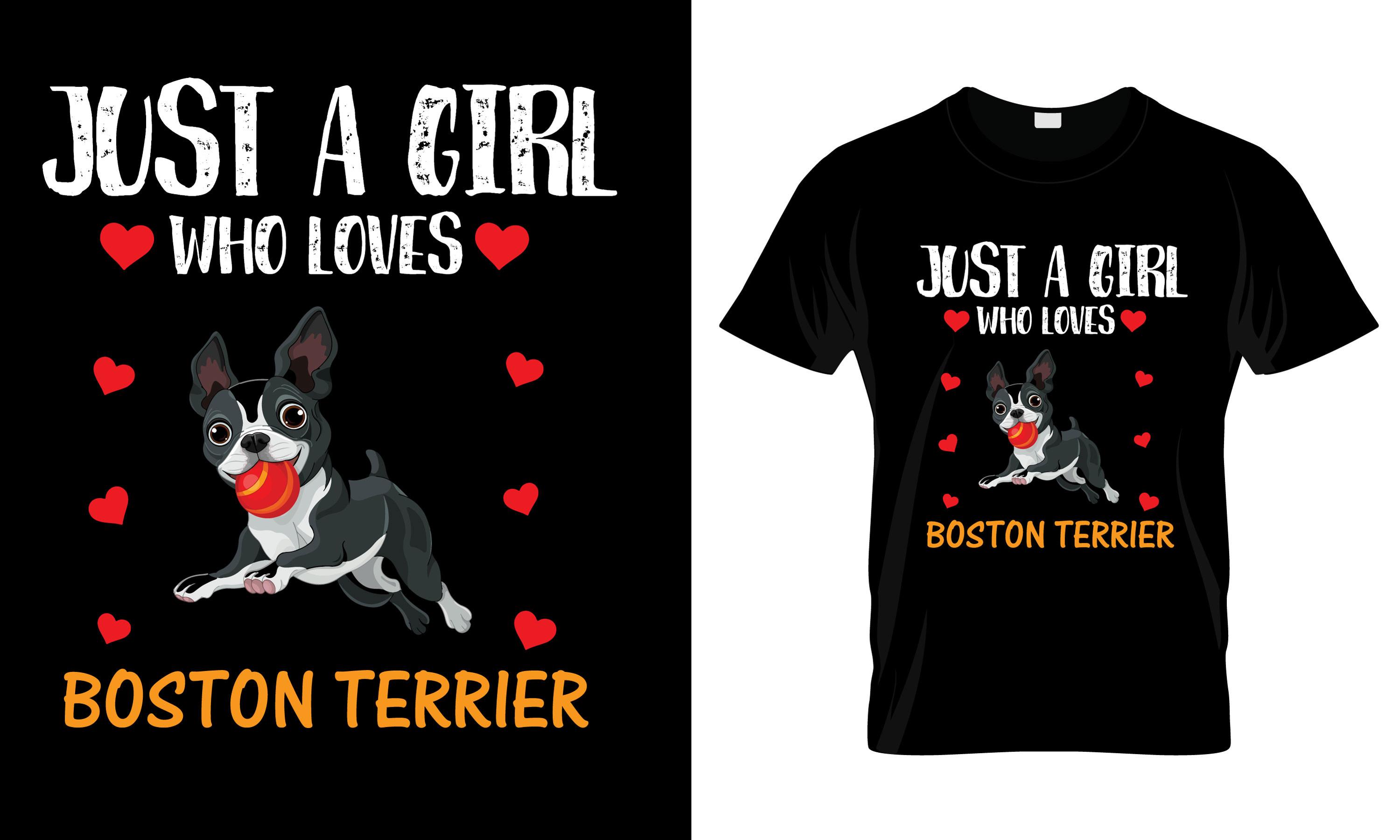 Just a Girl Who Loves Boston T-Shirt